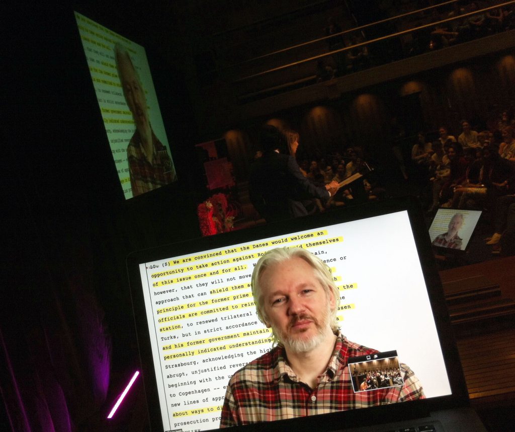 live stream julian assange