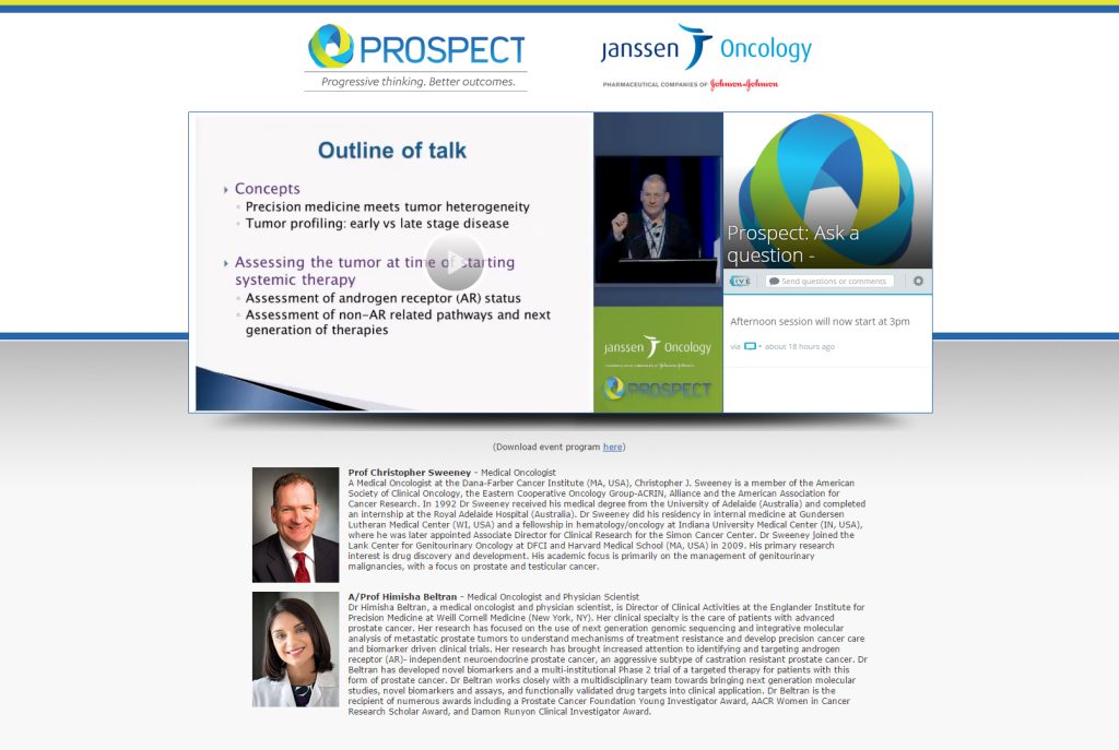 Live stream prospect